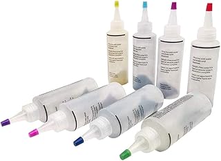 Xuways Tie Dyes DIY Kit 6/8/10 Colors Dyes Multi-Color Dyes Permanent Paint Creative Group Activities DIY Fashion Dye Kit Dyeing for Women, Kids, Men, Fabric Tie-Dye Kit (8pcs)