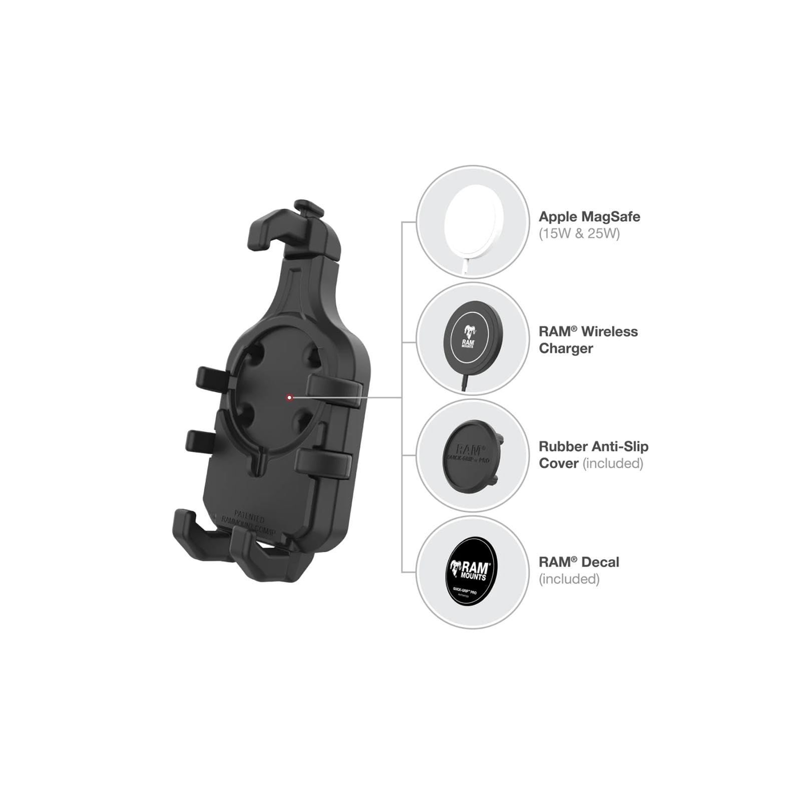 Amazon | ラムマウント(Ram Mounts)クイックグリッププロ クレイドル