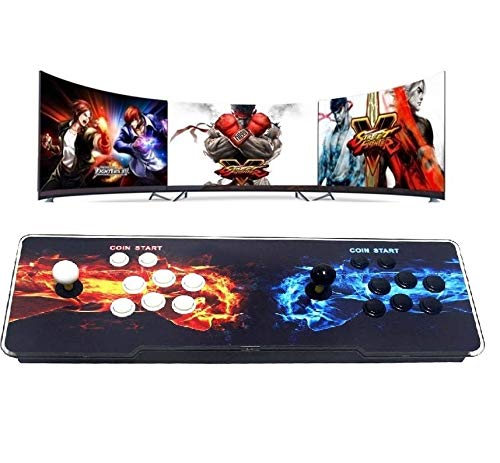 MEANSMORE Arcade Games Machines Pandora Box 11 Joystick y botones multijugador Arcade Console, 3003 Videojuegos retro clsicos Todo en uno, CPU avanzada, Compatible con HDMI y VGA