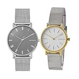 スカーゲン SKAGEN ペアウォッチ SIGNATUR シグネチャー 2本セット 腕時計 メンズ レディース ユニセックス SKW6428SKW2729 [クリーニングクロス マイクロファイバー付] [並行輸入品]