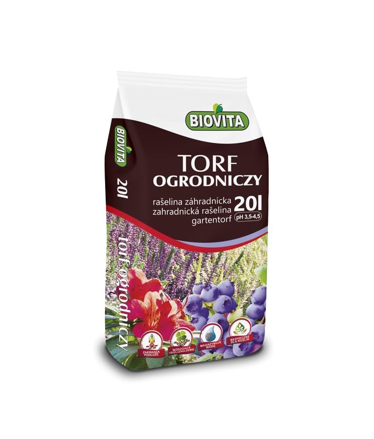 Gartentorf Torf Sauer Rohstoff Substrat Blumenerde Erde Pflanzerde 20L