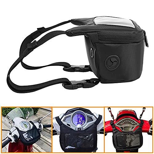 Bolsa de almacenamiento para manillar compatible con ADV 350 XMAX 300 Xmax 125 TMAX GTS GTV LX 50 125 250 300 750 350 Sprint Scooter impermeable para teléfono miniatura 2