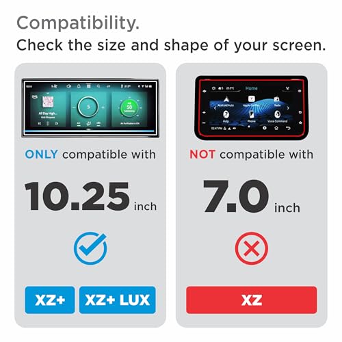 Image of Spartan Shield {2 PACK} Screen Guard For TATA TIGOR 2025 Facelift || XZ+ & XZ+LUX || 10.25 Inch Infotainment [Thin Corner] + Steering Cluster Protector || Anti Scratch | Water Resistant | HD Clear | High Touch Sensitivity | TataTigor 9H Car Display Accessories 2026+ [Not Tempered Glass]