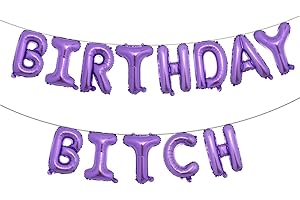 Huge 16 Inch Happy Birthday Bitch Balloons