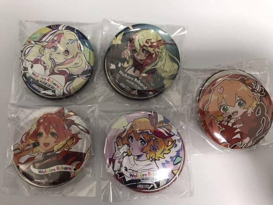 Amazon.co.jp: マクロスΔ LIVE缶バッジ フレイア コンプセット : ホビー