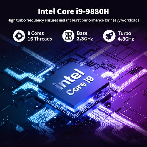 Image of 18.5 Inch Laptops, Core i9 CPU (Up to 4.8 GHz), 16GB RAM, 512GB SSD, WiFi-6