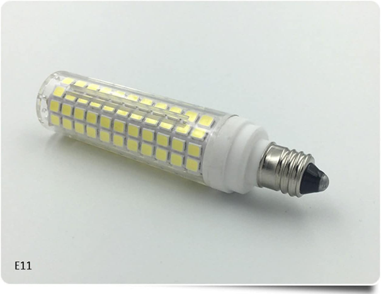 10W E11 LED Corn Light Bulb, 100W Halogen Equivalent, Cool White 6000K, 1000 Lumens Light lamp Bulb for Home Lighting, E11 Base, 110V, CRI80, Dimmable, Pack of 4