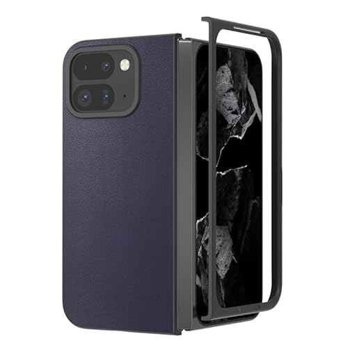 LUNBER-ARMOR�EFor Pixel 11 Pro Fold �P�[�X �ϏՌ� �J�o�[ PU���U�[ �V���v�� ���� ������ �ی�P�[�X �������(�_�[�N�u���[)