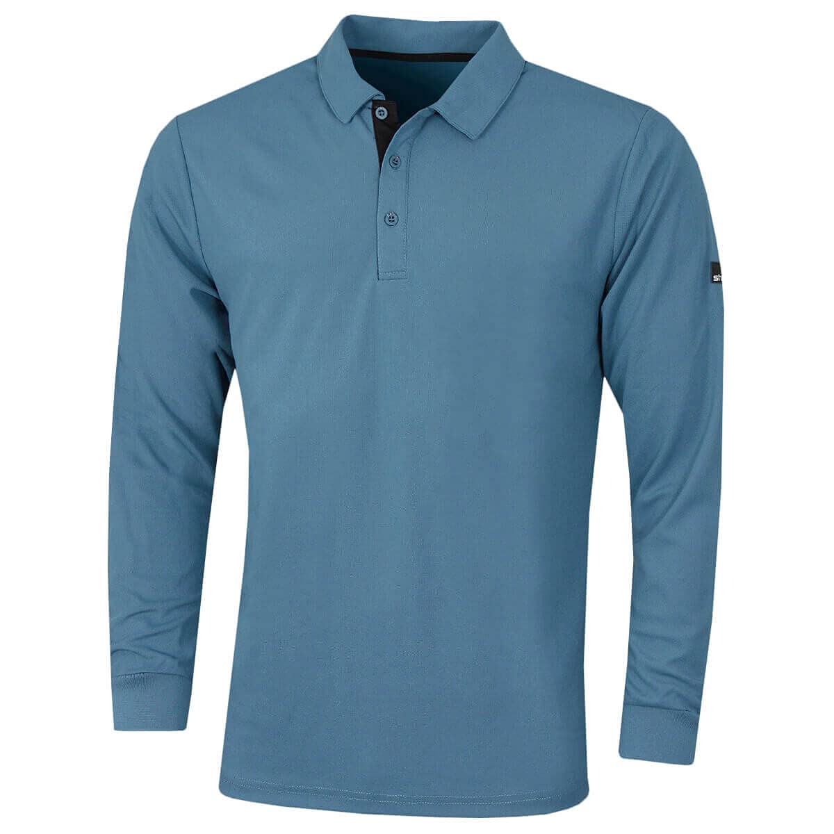 Men's Active Long Sleeve Polo Polo Shirt