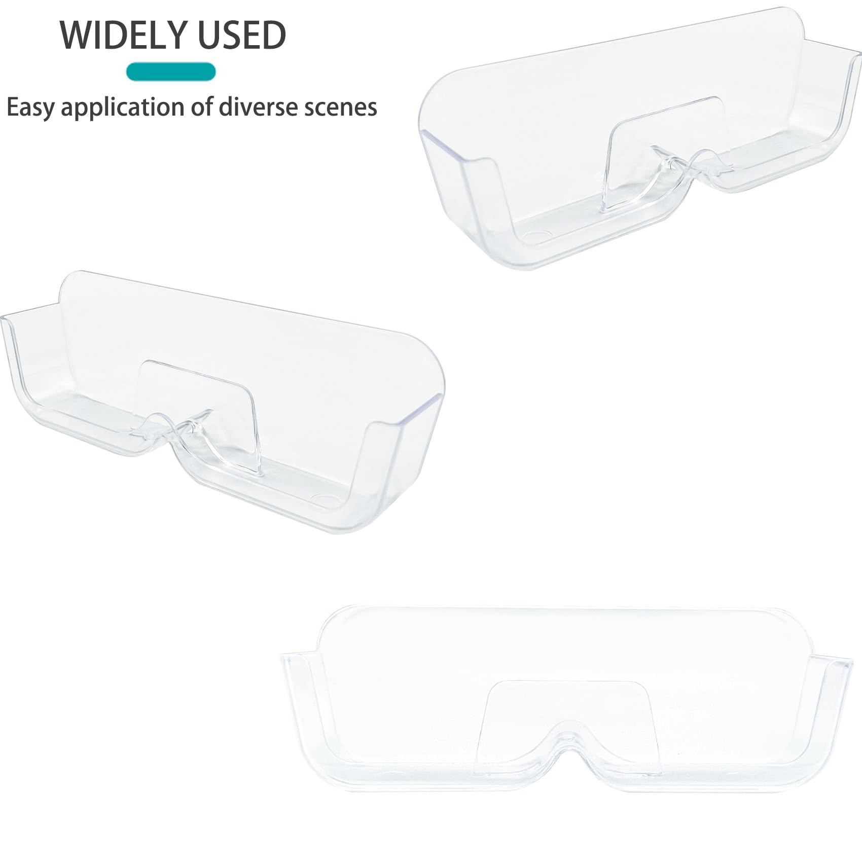 Portaocchiali Da Parete GNAUMORE - 3 Pezzi Autoadesivi, Senza Foratura, Per Occhiali Da Sole E Lettura - Foto 3