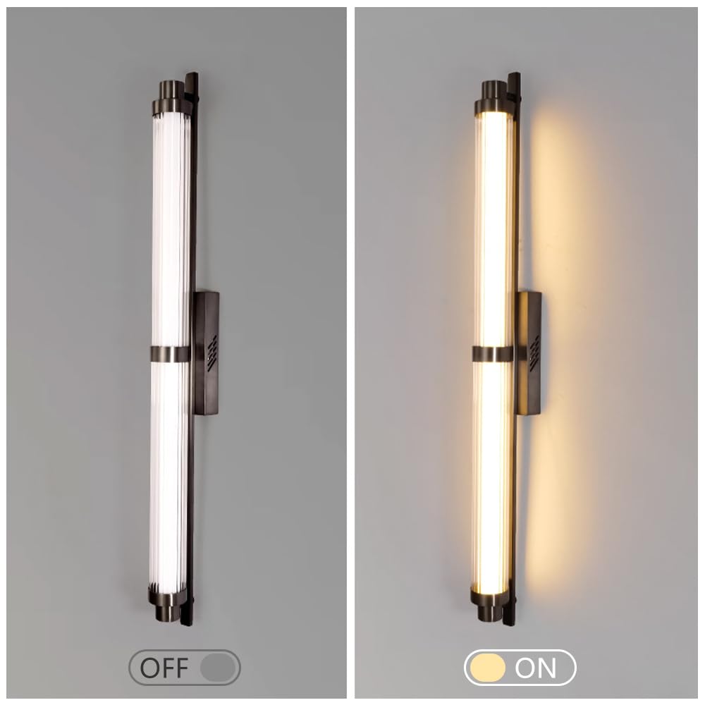 Applique da Parete per Bagno, Luce LED 3000K, Barra Lunga, Applique da Interni, Illuminazione