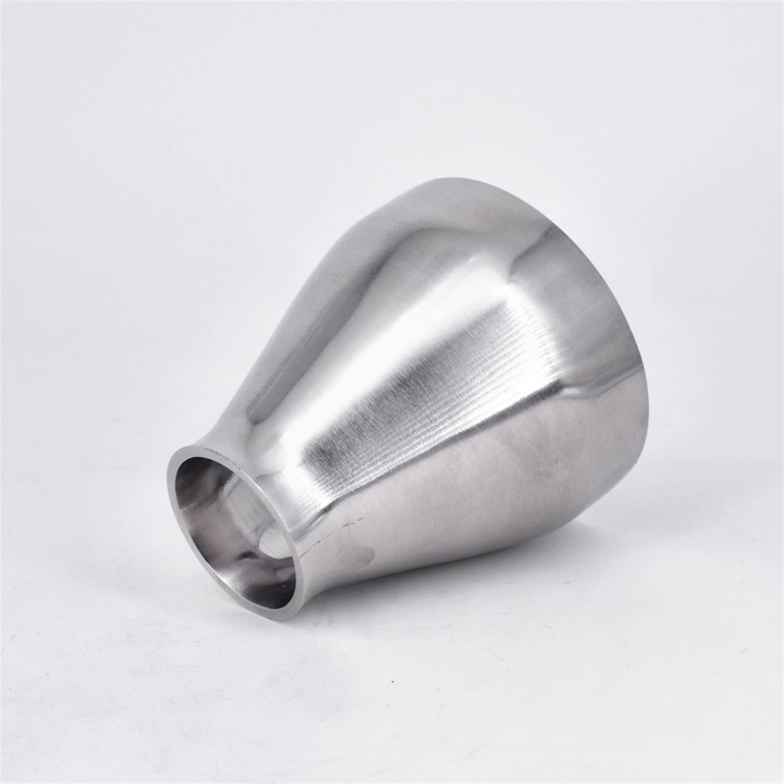 Tri Clamp reducer Size 57mm-76mm OD Butt Weld Reducer SUS 304 Stainless Steel Sanitary Welding Pipe Fitting(57mm -38mm)