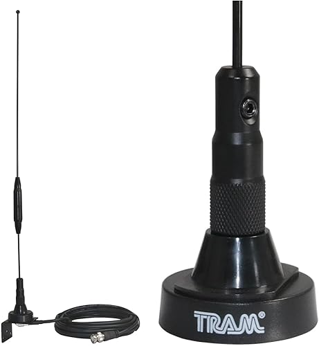 Tram 1091-BNC Kit de antena de montaje en tronco/agujero del escáner con conector BNC-macho