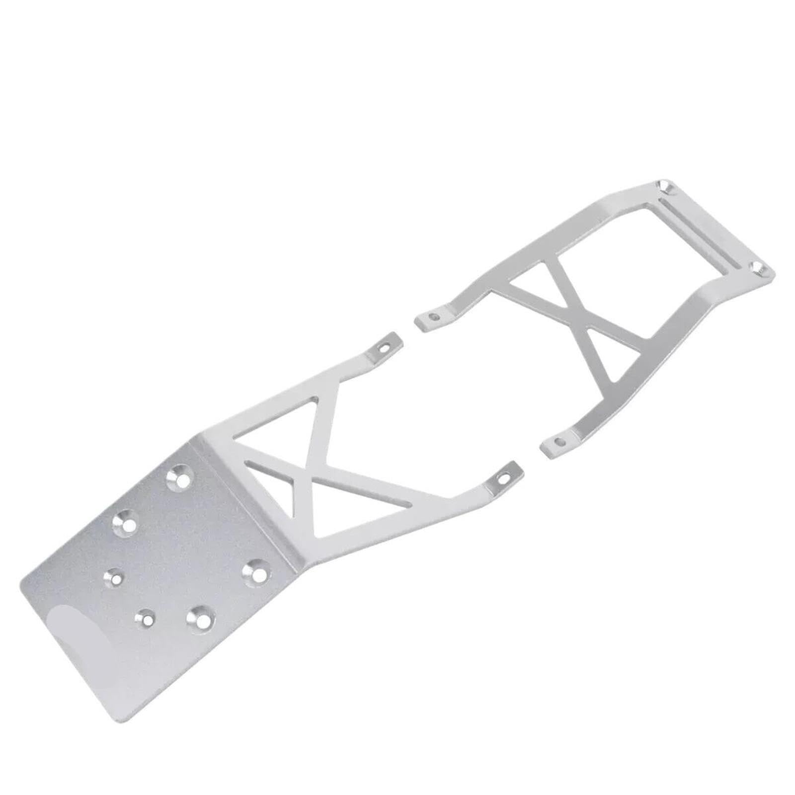 1/10 RC aluminiowa przednia i tylna płyta podporowa do Tr-axxas 2WD do St-ampede Skully VXL Bezszczotkowa do części do ciężarówek Mo-nster (7701117STW)