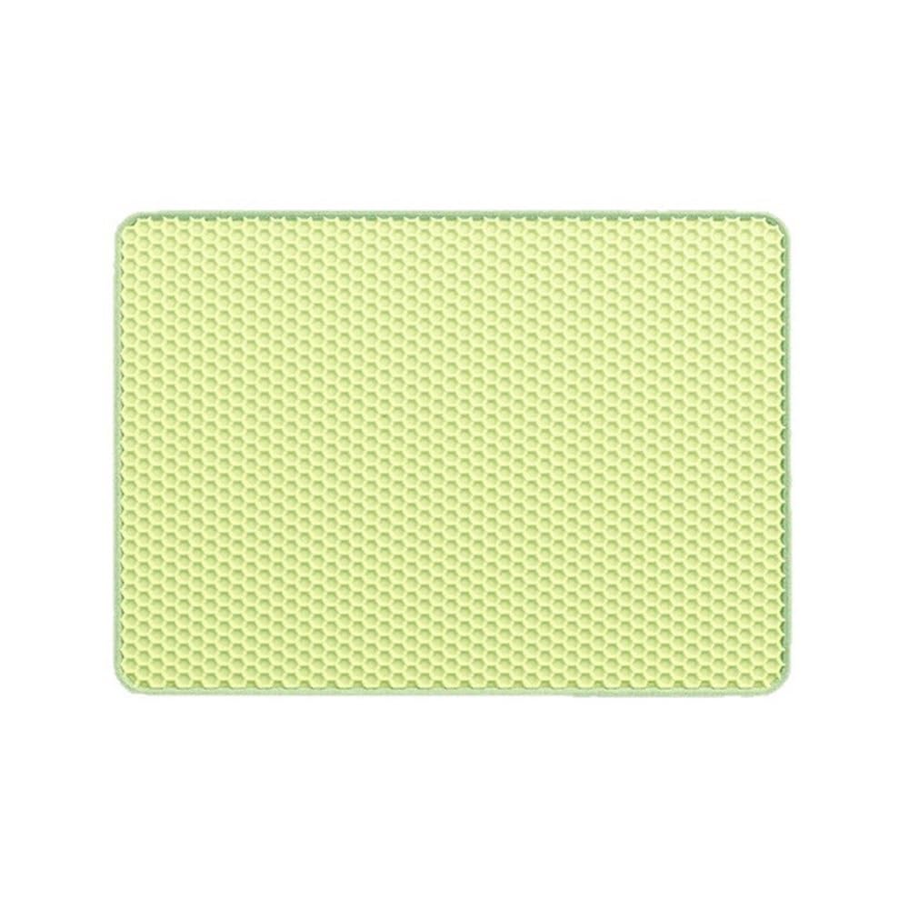 60X90cm 40x50cm Cat Litter Mat Double Layer Box Tray Pad Washable Pet Toilet Training(Color b,60x90cm)