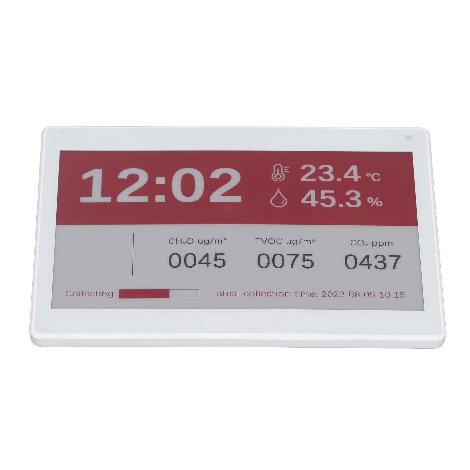 Gonetre Drahtloses Elektronisches Papier Display 7.5in Bearbeitbarer Elektrischer Tintenbildschirm Visitenkartenname Besprechung Office School Library Weiß weiß