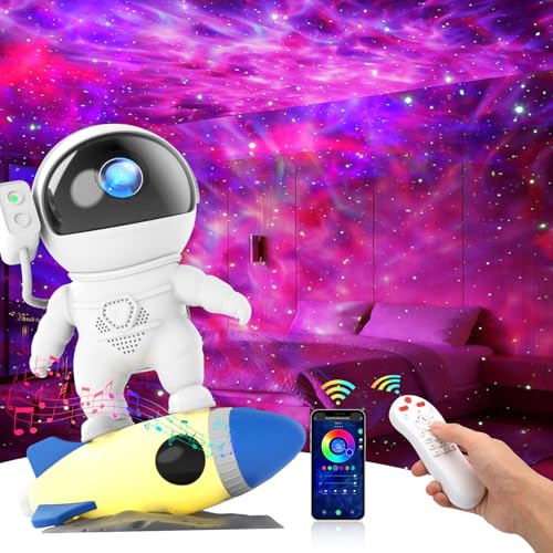 Starry Galaxy Projector Night Light with Remote