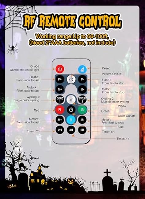 Minetom Christmas Projector Lights RGB Multicolor