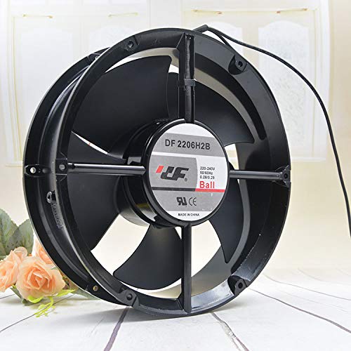20CM 220V 0.28A DF 2206H2B Round Fan Metal High Temperature Resistant Axial Fan