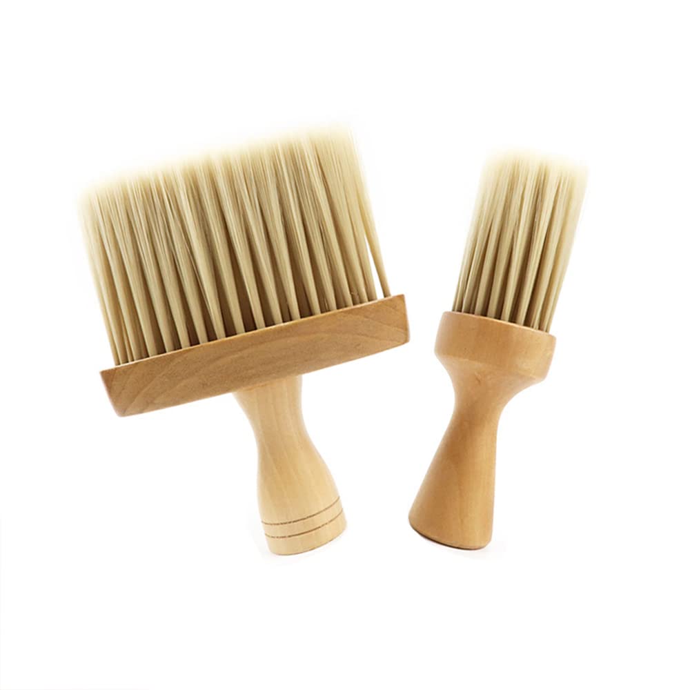 Barber Neck Dust Brush Kit, Professional Barber Neck Duster Soft Cleaning Spazzola per Barbiere Parrucchiere Strumento di Pulizia per Parrucchieri