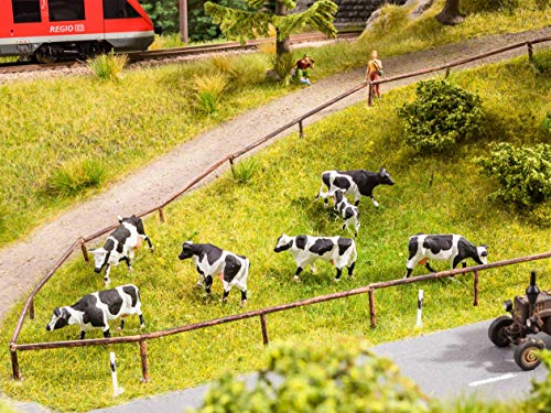 Noch Pâturage de Vaches H0 1/87 : Scène Sonore et Figurines Animaux de Ferme
