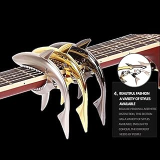 QZH La Nouvelle Guitare Folk en Bois Capo Sharks Clip Transpondeurs diacritiques Accessoires de Guitare Capo Clips… - Les Beatles, Paul McCartney, John Lennon, RIngo Starr, George Harrison QZH La Nouvelle Guitare Folk en Bois Capo Sharks Clip Transpondeurs diacritiques Accessoires de Guitare Capo Clips… – Image 3