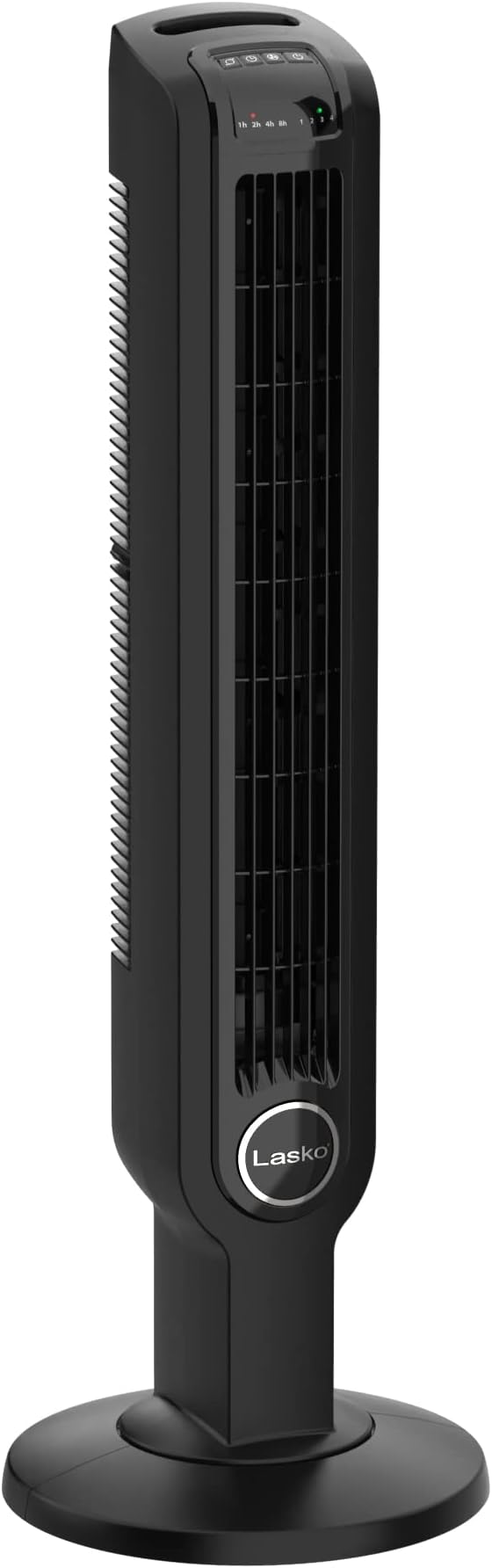 Oscillating Tower Fan, Remote Control, Timer, Dark Mode, 4 Speeds, for Bedroom, Living Room, and Office, 36”, Black, T36511, Large