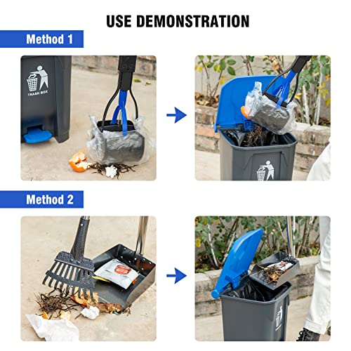 Pooper-Scooper-Large-BinMetal-Rake-Tray-for-Large-Small-Dogs-Non-Breakable-Dog-Poop-Scooper-with-20-Waste-Bags-Easy-to-Clean-Pet-Waste-Use-on-Grass-Dirt-or-Gravel-Pet-Supplies - Cucciolini Doodles   Pooper-Scooper-Large-BinMetal-Rake-Tray-for-Large-Small-Dogs-Non-Breakable-Dog-Poop-Scooper-with-20-Waste-Bags-Easy-to-Clean-Pet-Waste-Use-on-Grass-Dirt-or-Gravel-Pet-Supplies