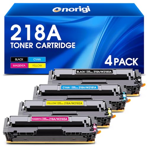 Onorigi Pacote Onorigipct com 4 Cartuchos de Toner 218A (Sem