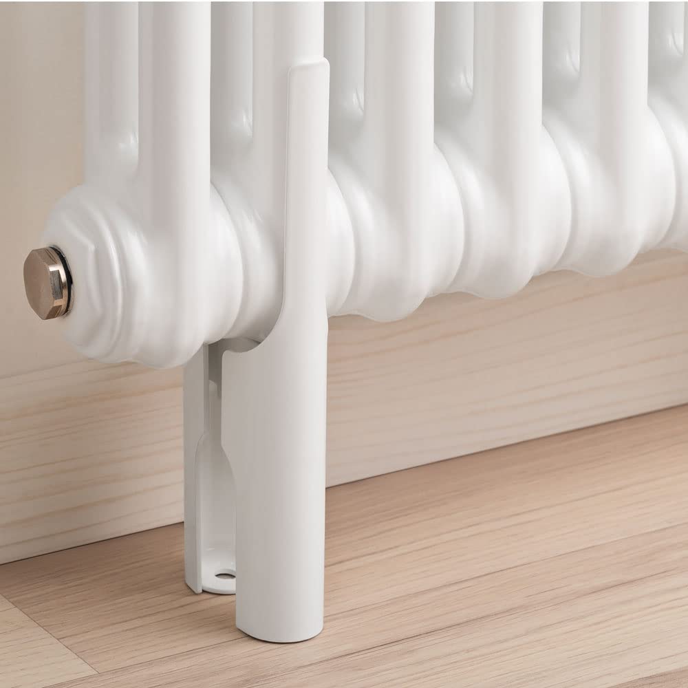 Supporto A Muro Per Termosifoni In Alluminio - Portata 100kg, Coperture Incluse (2 Pezzi) - Foto 5