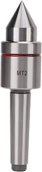 MT2 Live Center Deep Grooved Ball Bearing, High Carbon Steel, 60 Taper Tool for Lathe
