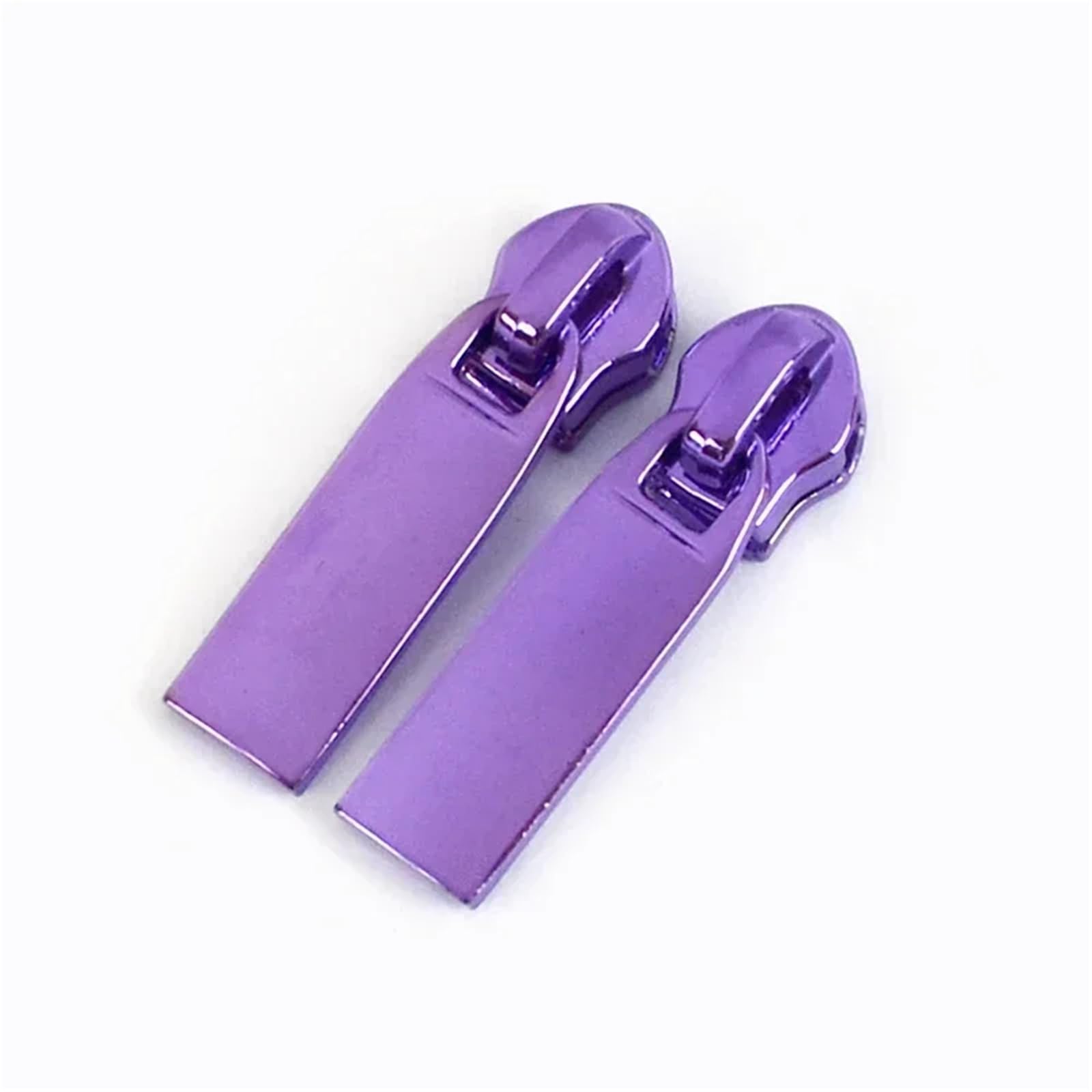 10/20 Pezzi 3#5# Cerniere in Nylon con cursore for Decorazioni di Indumenti, Cerniere con Testa a Strappo, Teste di Cerniera di Diversi Colori for Borse, Cucito Fai da Te(Purple,20PCS_NO3)