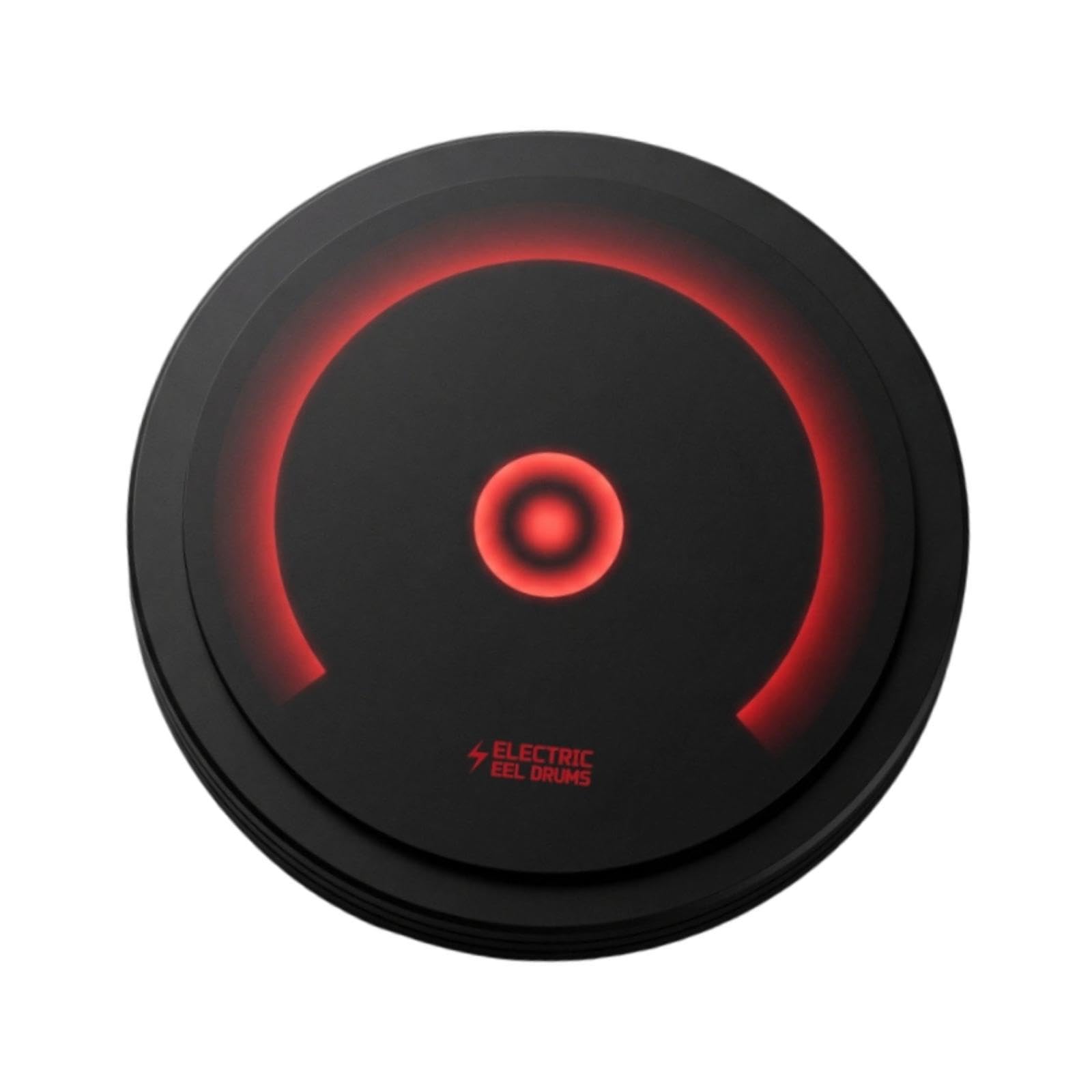 Pad Allenamento Batteria Pad Pratica Silenzioso con Bacchette Accessori Strumento Tamburo Superficie Gomma Metronomo Integrato Adatto a Studenti Regal, Rosso
