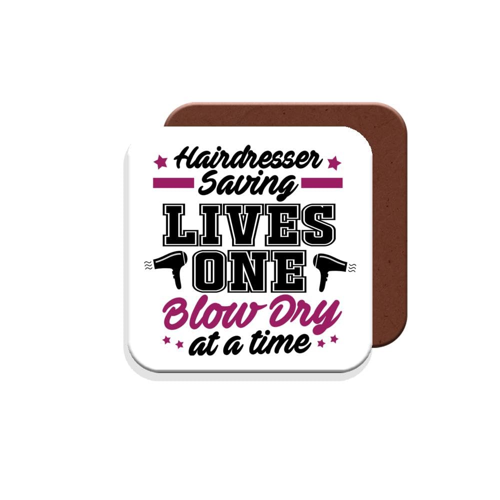 Muggz Coaster Funny Hairdresser Gift - Giftset - Made By In The Uk
