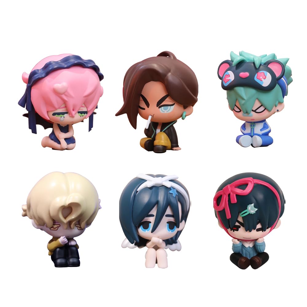Anjinguang Ivan Action Figures, Ivan Till Mizi SUA Anime Look Up Figurine, 6cm Cartoon Statue Cute Cake Topper Ornament Collectible Anime Gifts — image 1