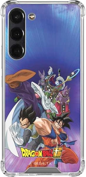 Skinit Clear Phone Case Compatible with Galaxy S23 Plus - Officially Licensed Dragon Ball Super Vegeta Design