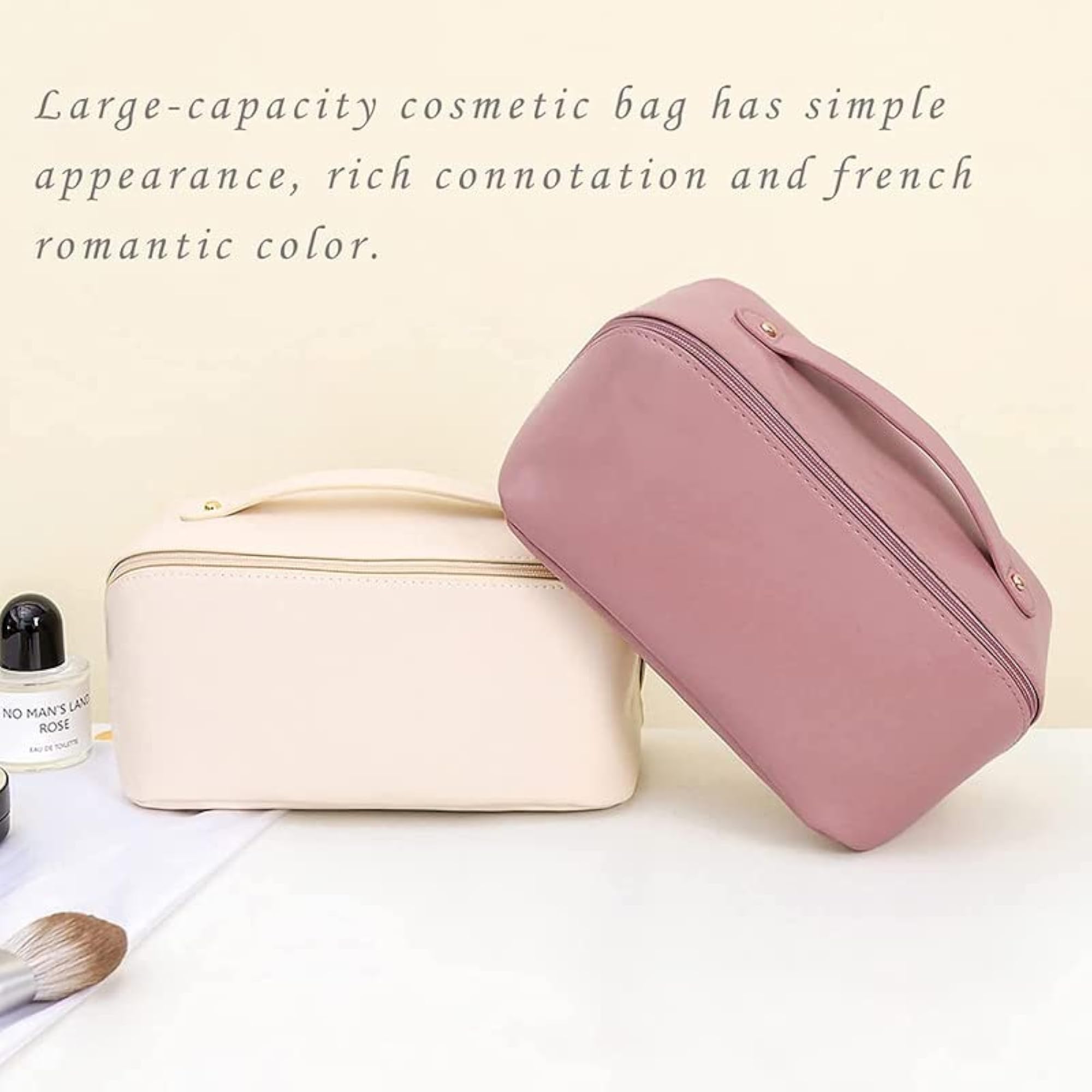 Large Capacity Travel Cosmetic Bag for Women
