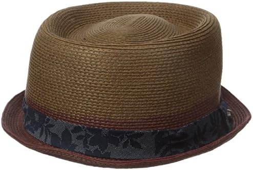 Ted Baker Men's Straw Pork Pie Hat with Band
