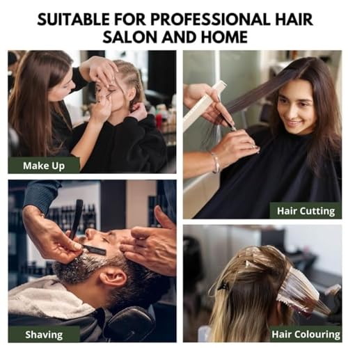 Image of uniformer Hair Cutting Sheet | Waterproof Hair Cutting Apron | Stain-Resistant Hair Cutting Cape | Adjustable & Durable Hair Cutting Cloth | Perfect for Salon | Size 59x51 inches