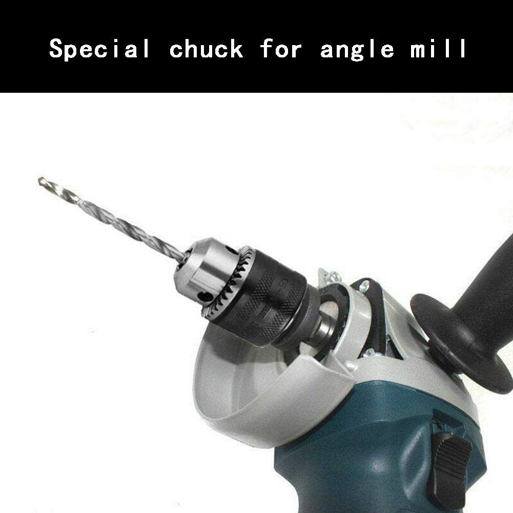 Tool Part for Micro Motor Drill Chuck Clamping Range 1.5-10mm Taper Mounted Drill Chuck with Chuck Key Brass Electric Motor Shaft Accessories - (Color: A)