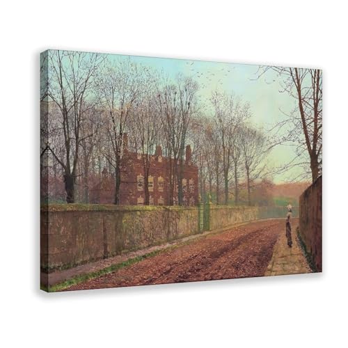 Impression sur toile The Rooker Grimshaw | Toile murale texturée avec cadre en suspension