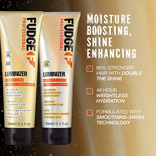 Fudge Professional Luminizer Conditioner, Bulk Size, 85 Percent Stronger Hair, for Frizzy Hair, Illuminating and Smoothing, 1 Litre - Image 5