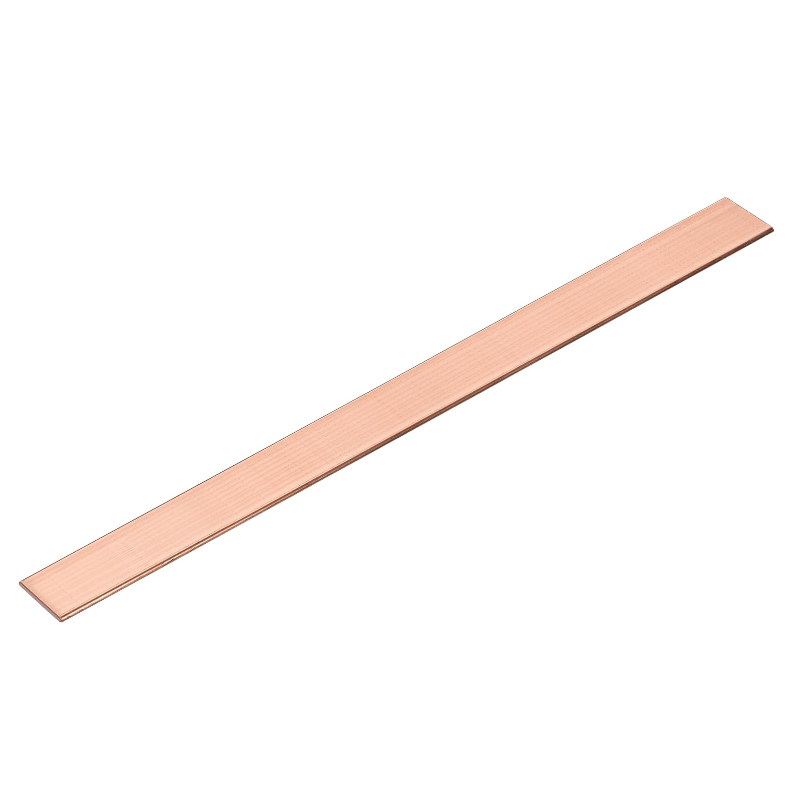 QUARKZMAN Barra Plana De Cobre 0.08" X 1-3/16" X 13" C110 Barra De Cobre Sólida Placa De Stock De Metal Sólido Para Manualidades DIY Reparaciones Eléctricas (2mm X 30mm X 330mm)