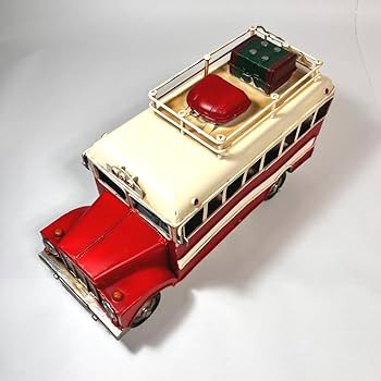 チロリン村バス ブリキ製 Amazon.co.jp: ブリキ クラシックバス