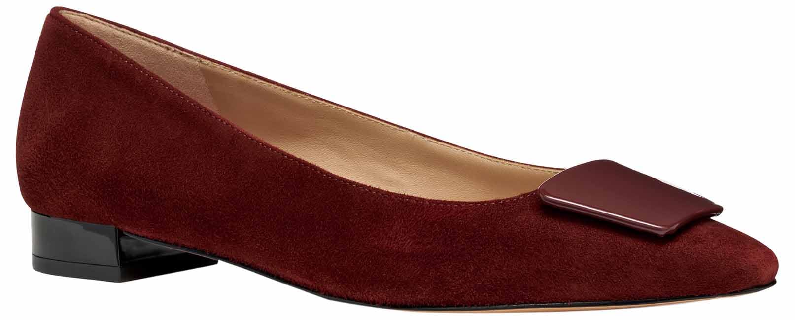 Geox Women's D GISELDA15 Ballet Flat, Brown, 39.5 EU, Brown, 6.5 UK