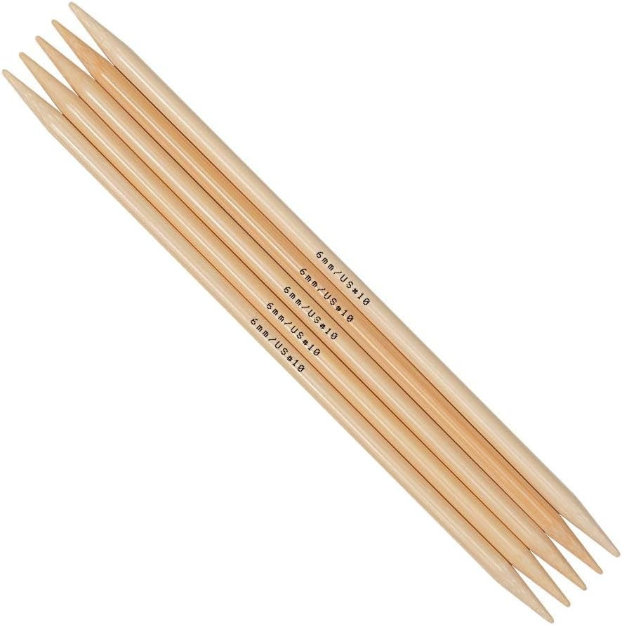 Addi Double Pointed Needles, Bamboo, 20cm, 9mm