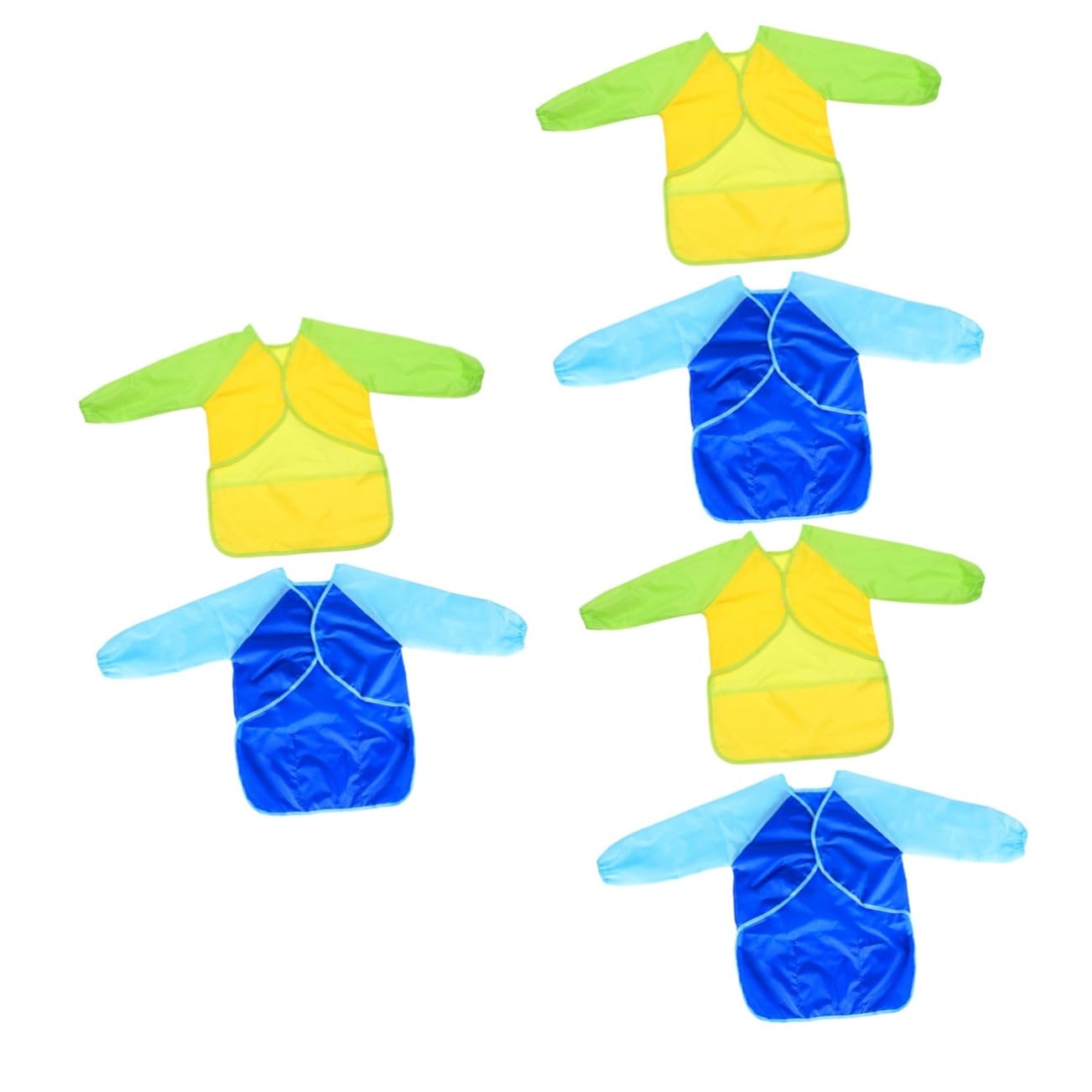 TOYANDONA 6 Pz Grembiule Per Bambini Grembiule Bambino a Maniche Lunghe Per Pittura Artistica Da Artista Per Bambini Tute Per Grembiuli Da Cucina Blue