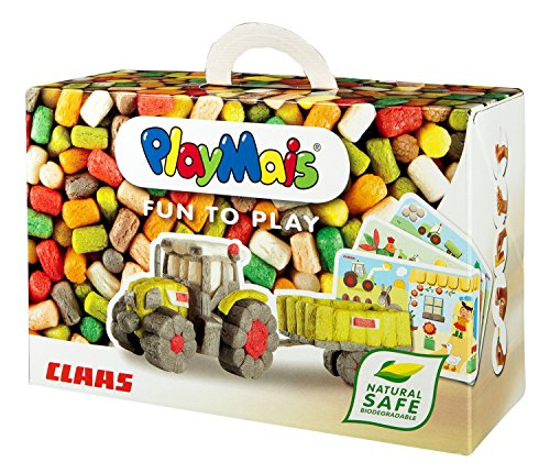 PlayMais - Fun to Play, 550 piezas, juego de manualidades (Loick Biowertstoff GmbH 22AH160163) , color/modelo surtido