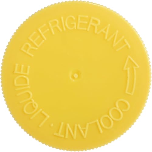 Miniatura 3 de X AUTOHAUX 21712-79900 Depósito de depósito de desbordamiento de refrigerante del motor Tapa amarilla para Nissan Rogue Quest Versa NV200 370Z Murano