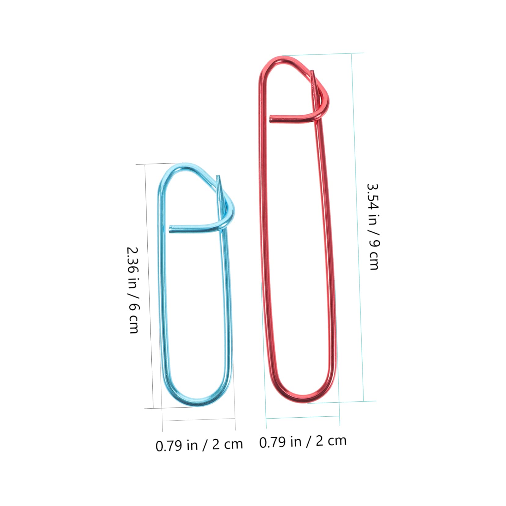 Tofficu 150piezas Clips De Marcador De Tejer Forma Curvadas Para Costura Aleatorios Para Manualidades y Proyectos De Bricolaje
